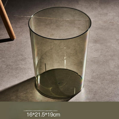 Gennemsigtig skraldespand til husholdningen