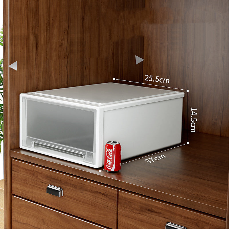 Opbevaringsboks i plastikskuffe