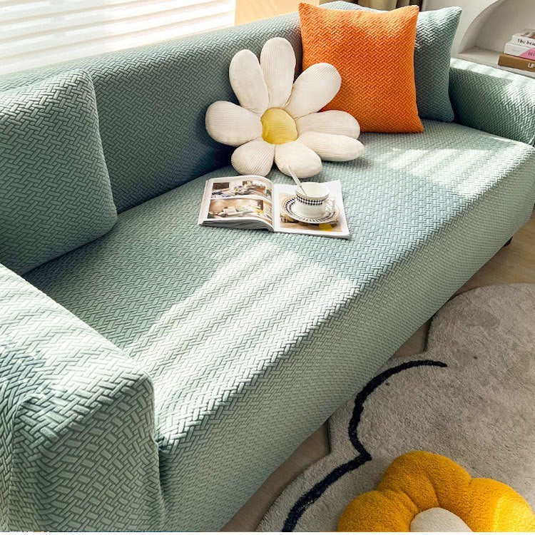 Strækbar plys sofabeskytter 