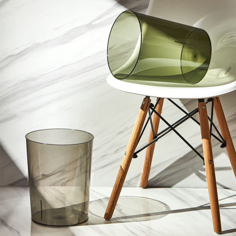 Gennemsigtig skraldespand til husholdningen