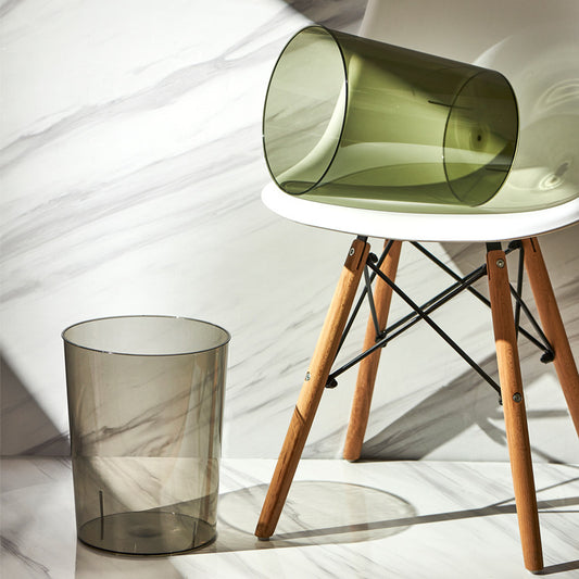 Gennemsigtig skraldespand til husholdningen