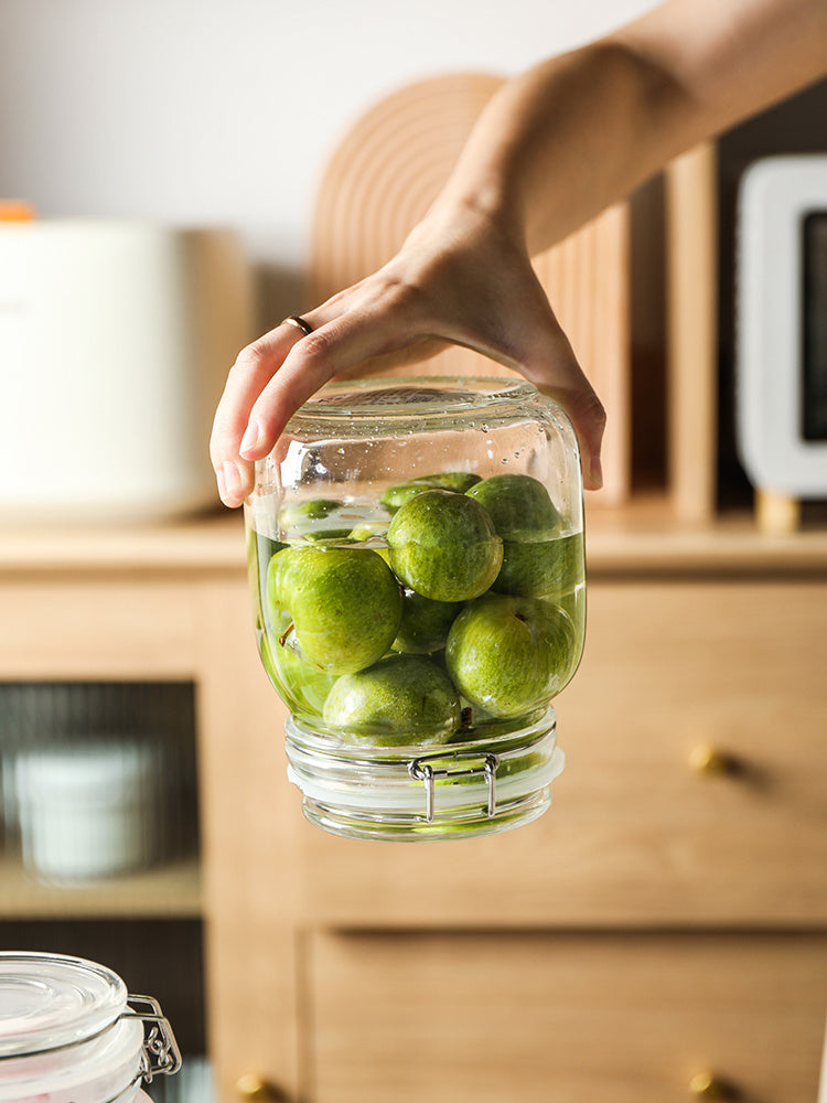CrystalLock opbevaringskrukke i glas 