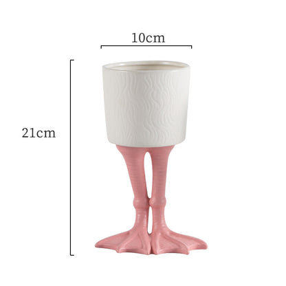 Tegneserie keramisk urtepotte 