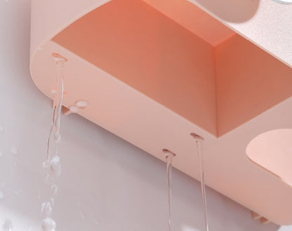 Vægmonteret badeværelsesorganiseringsstativ