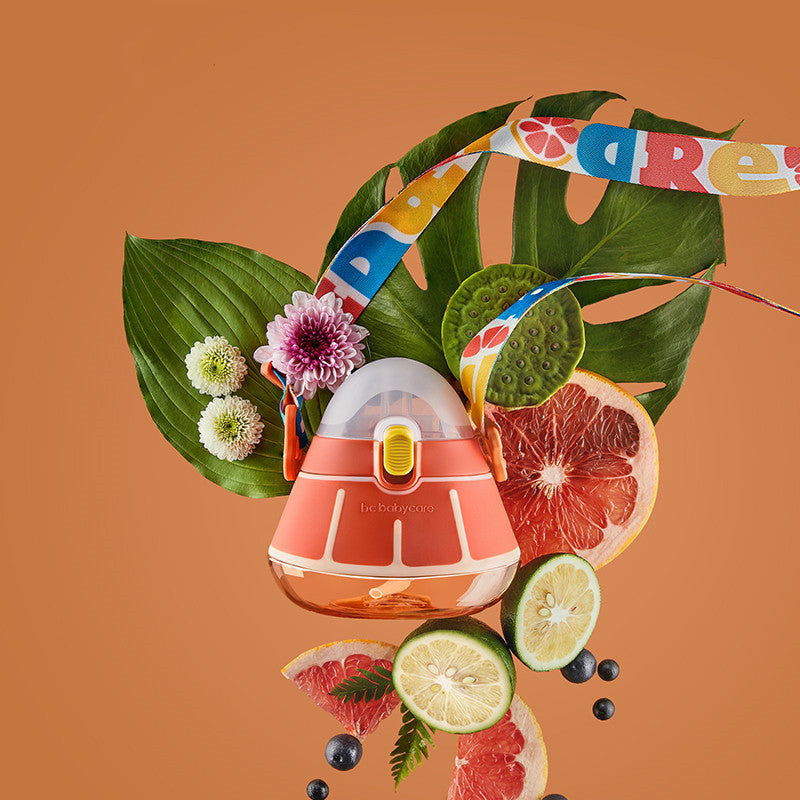 Sød babykop med sugerør (260 ml) 