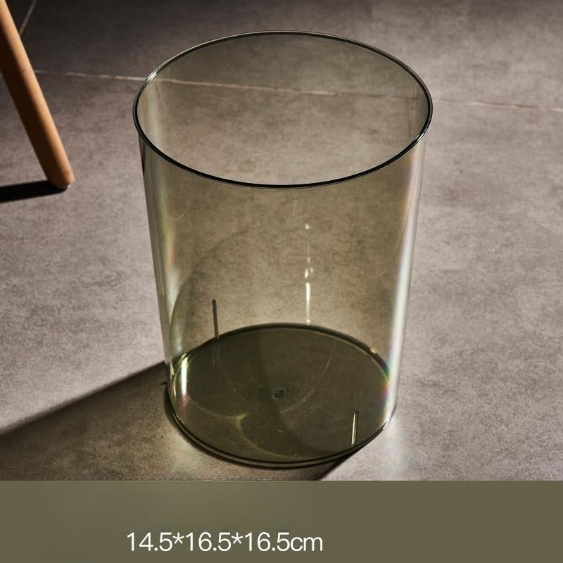 Gennemsigtig skraldespand til husholdningen