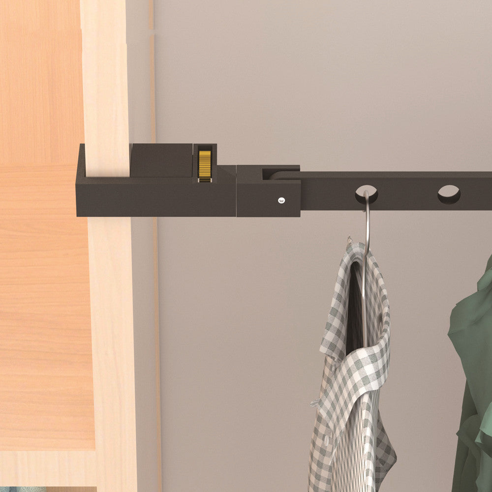 Sammenklappelig gulvtørrestativ 