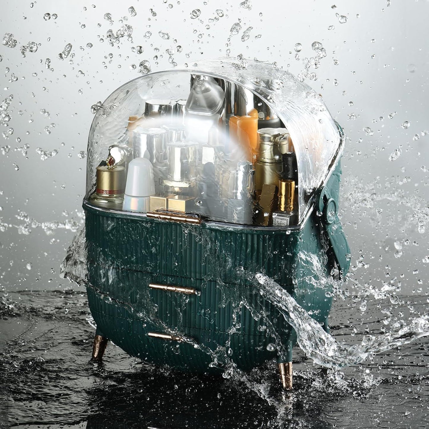 Makeup- og hudplejeorganisator med 2 skuffer