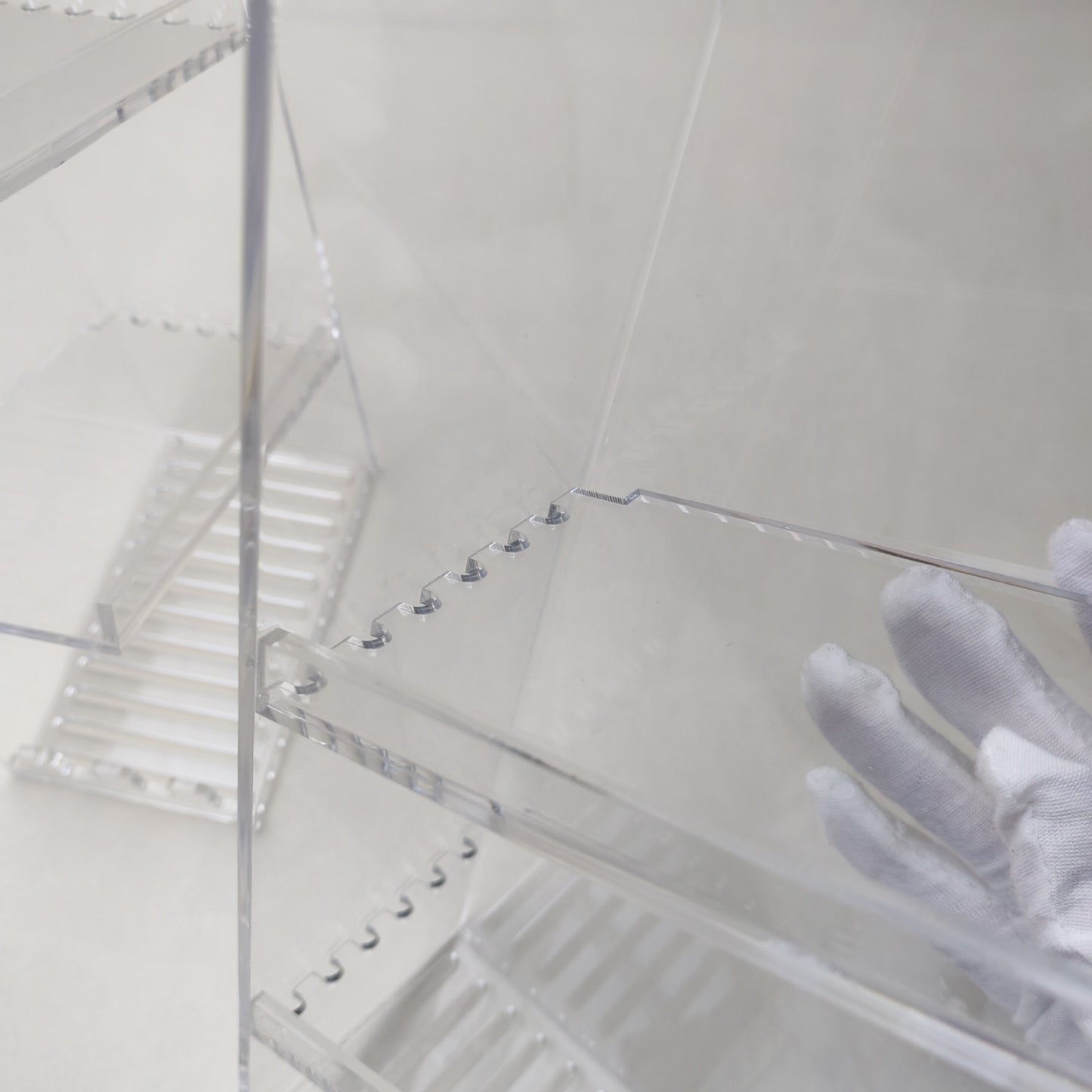 Akryl badeværelsesopbevaringsstativ