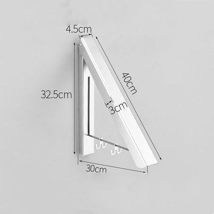 Sammenklappelig vægtørrestativ i aluminium 