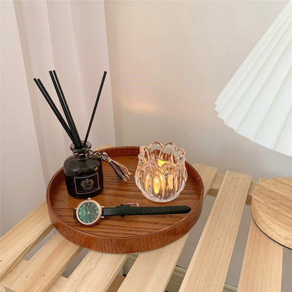 Tulipan Glas Lysestage