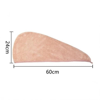 Mikrofiber hårtørrerhåndklæde hat