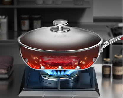 Smart 316 rustfrit stål bikageformet stegepande 