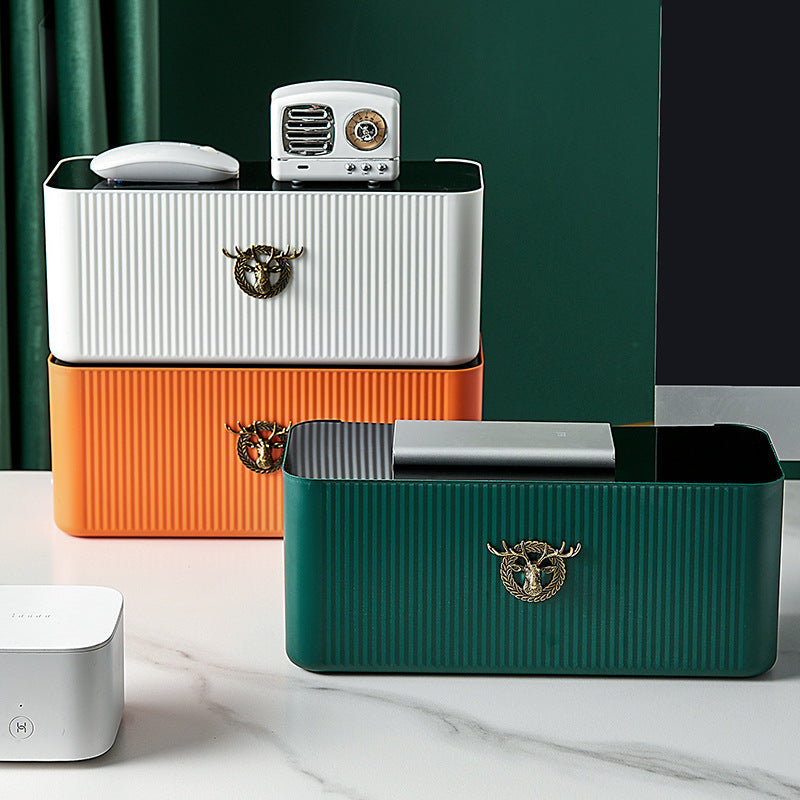 Elk plastiktrådsorganiseringsboks