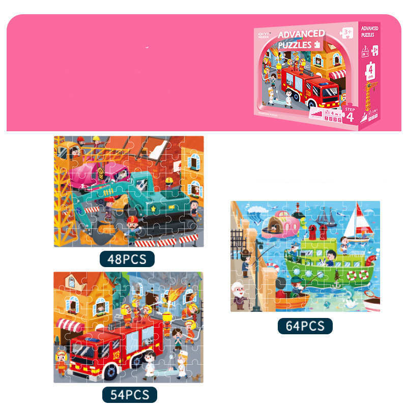 Avanceret træpædagogisk puslespilsæt