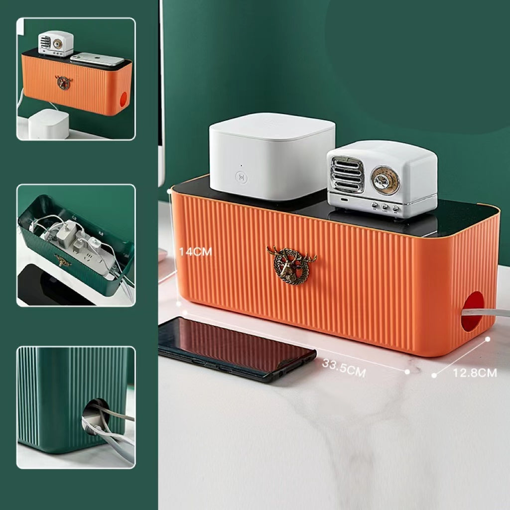 Elk plastiktrådsorganiseringsboks