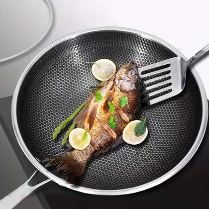 Honeycomb rustfrit stål stegepande