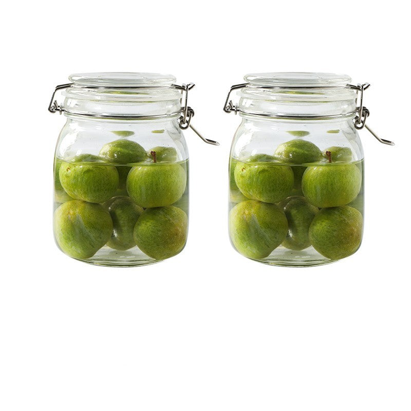 CrystalLock opbevaringskrukke i glas 