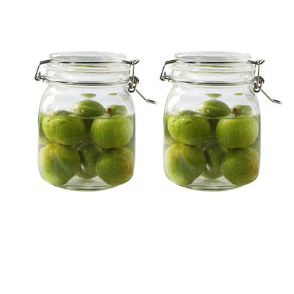 CrystalLock opbevaringskrukke i glas 