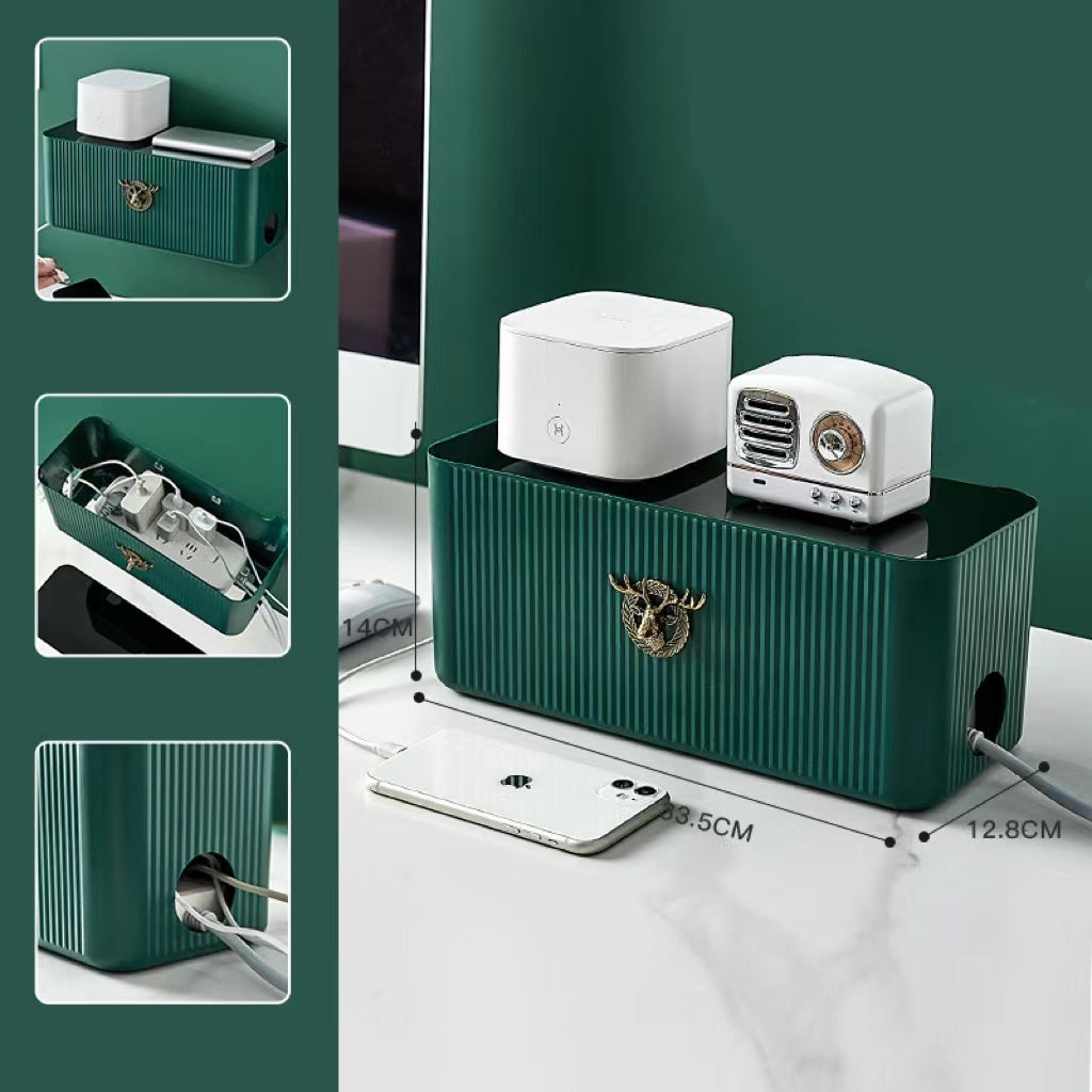 Elk plastiktrådsorganiseringsboks