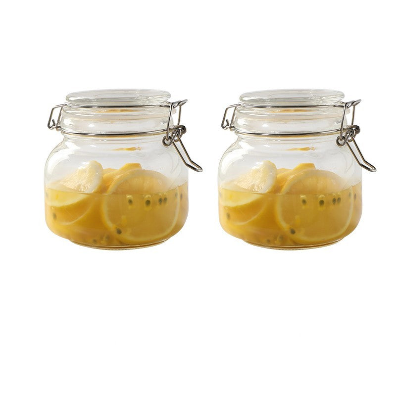 CrystalLock opbevaringskrukke i glas 