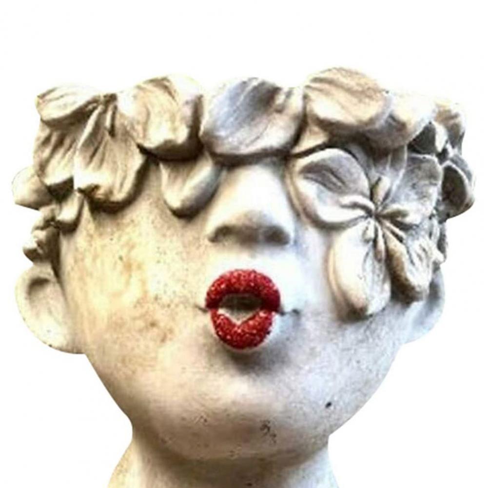 Ansigtsplanteringspottedekoration