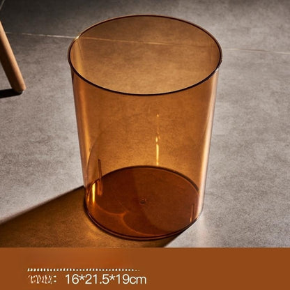 Gennemsigtig skraldespand til husholdningen