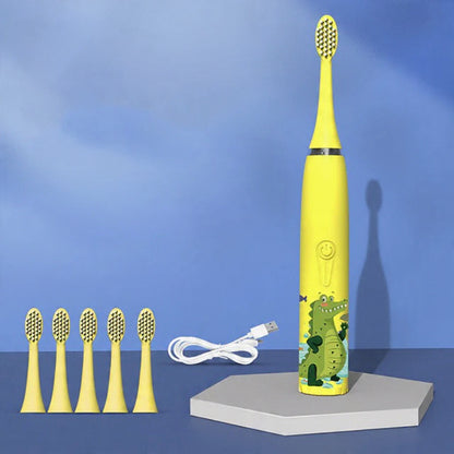Genopladelig elektrisk tandbørste til børn