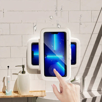 Anti-dug vandtæt telefonholder til bruser