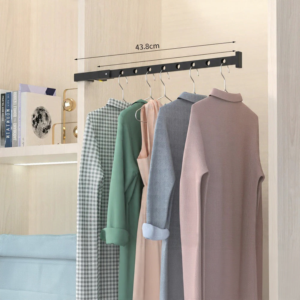 Sammenklappelig gulvtørrestativ 