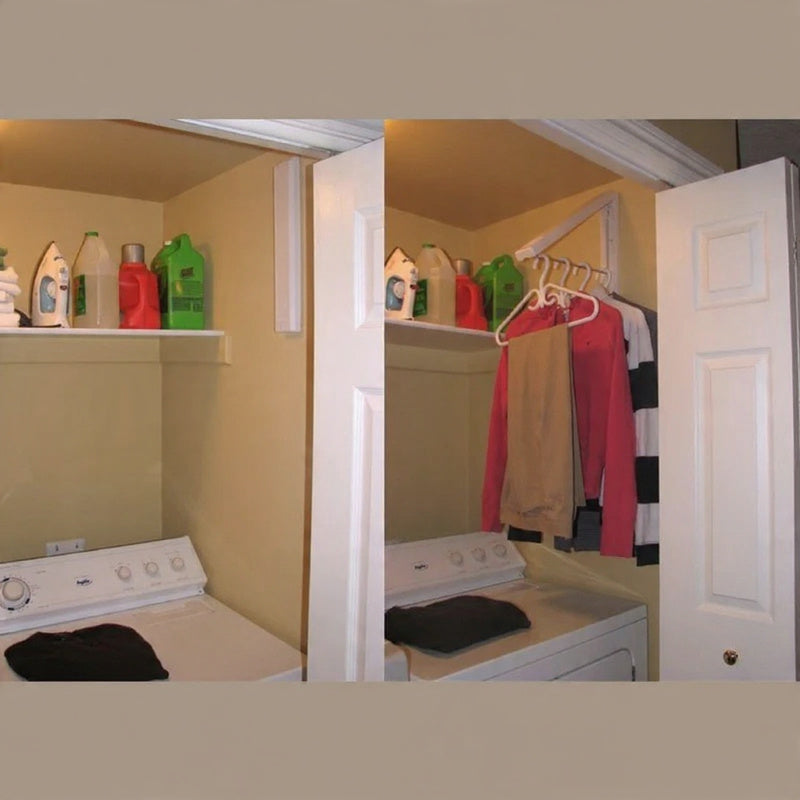 Skjult foldbart tørrestativ 