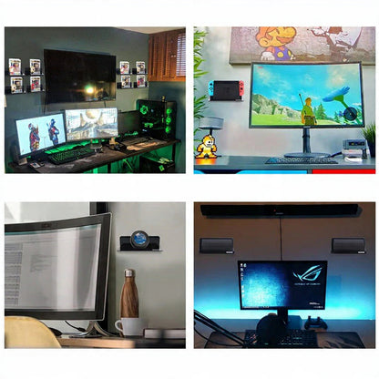 3-delt svævende væghyldesæt i akryl