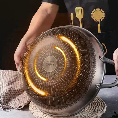 304 rustfrit stål honningkagewok