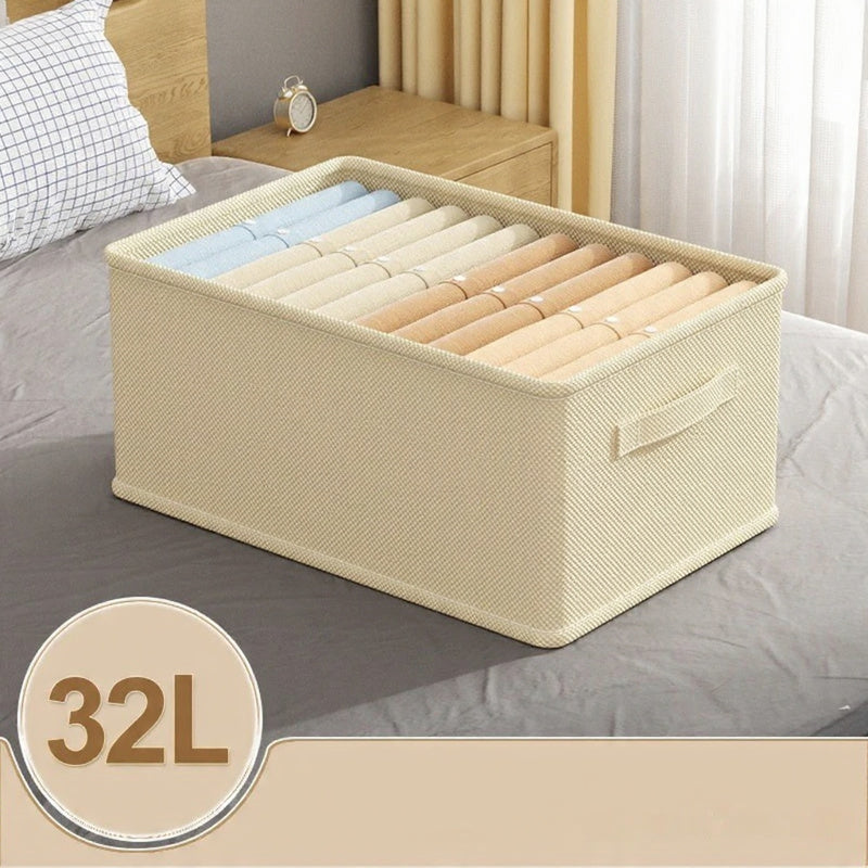 Opbevaringsboks til tøj i stof