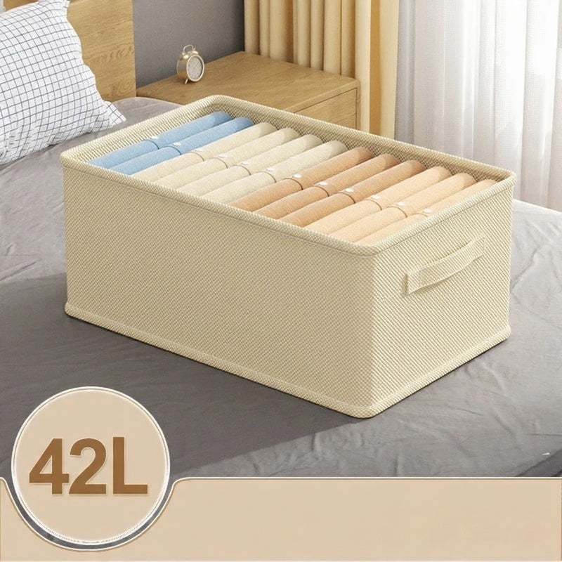 Opbevaringsboks til tøj i stof