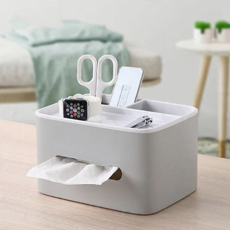 Kreativ opbevaringsboks til serviet på skrivebordet