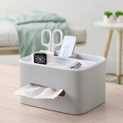 Kreativ opbevaringsboks til serviet på skrivebordet