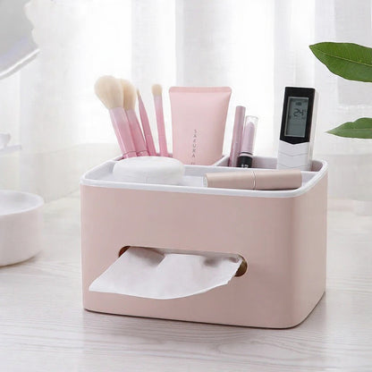 Kreativ opbevaringsboks til serviet på skrivebordet