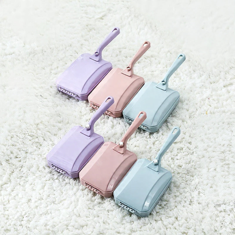 Støv- og hårfjerningsbørste til flere overflader